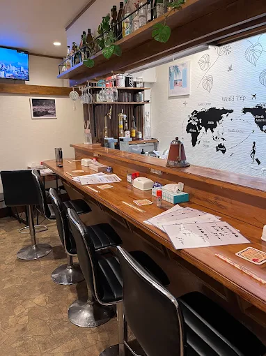 店内 カウンター席