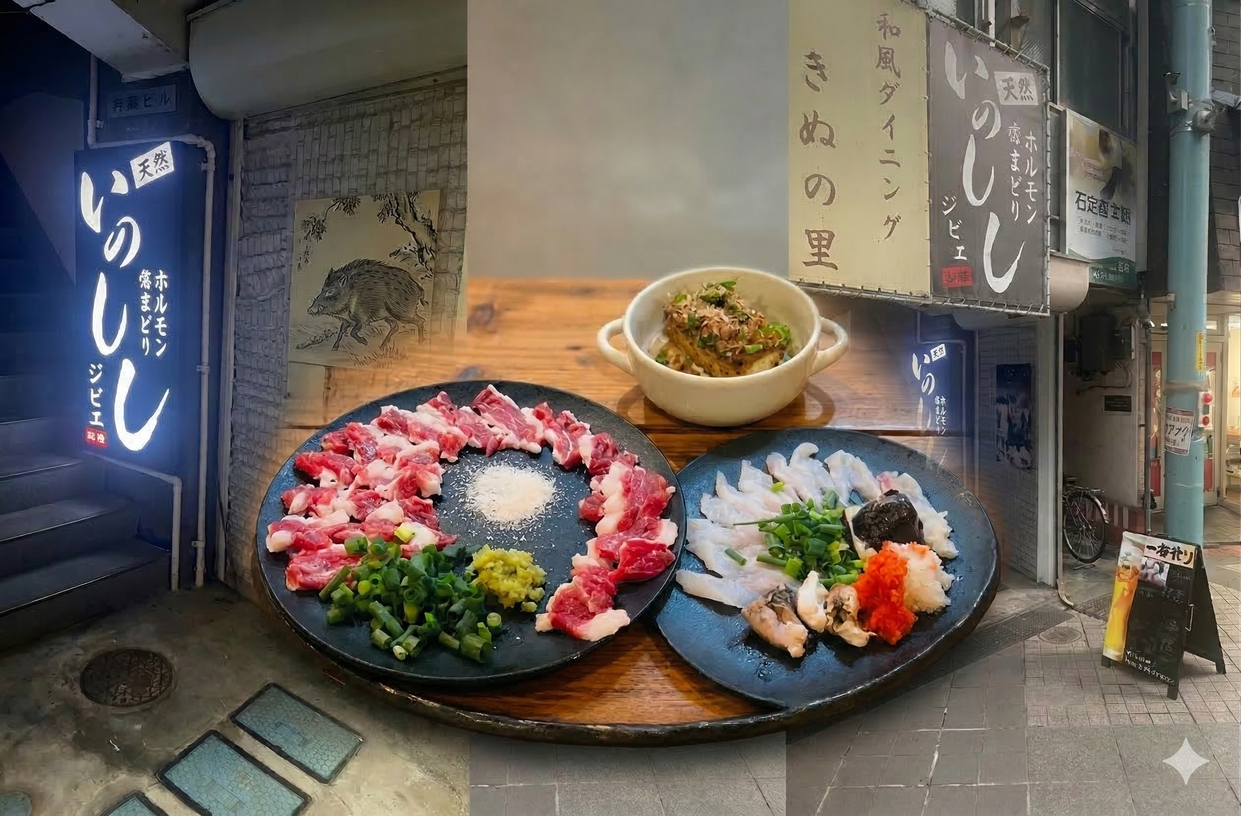 天然いのしし 店舗外観